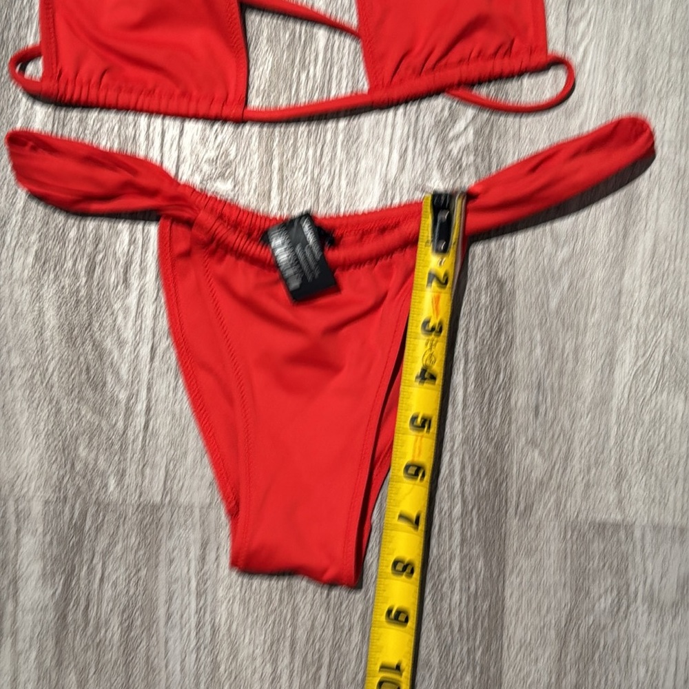 Zara Red Halter Bikini Set - Picture 10 of 16